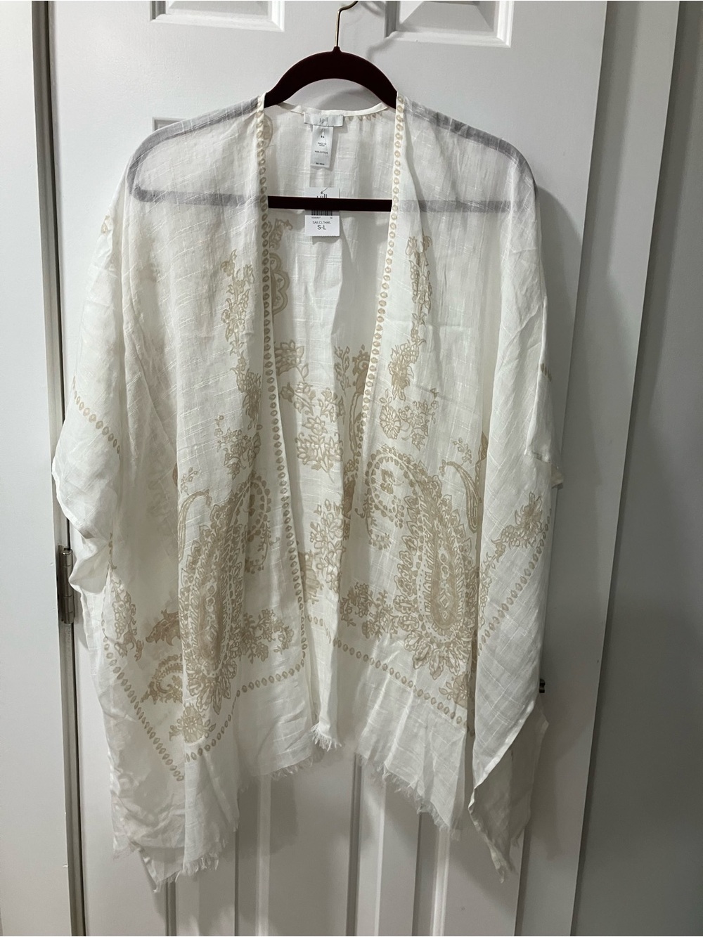 J. Jill Open Front Poncho/Swim Coverup